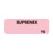 Nevs Label, Buprenex mg 1/2" x 1-1/2" Pink w/Black SANTW-0233 - alternate 1
